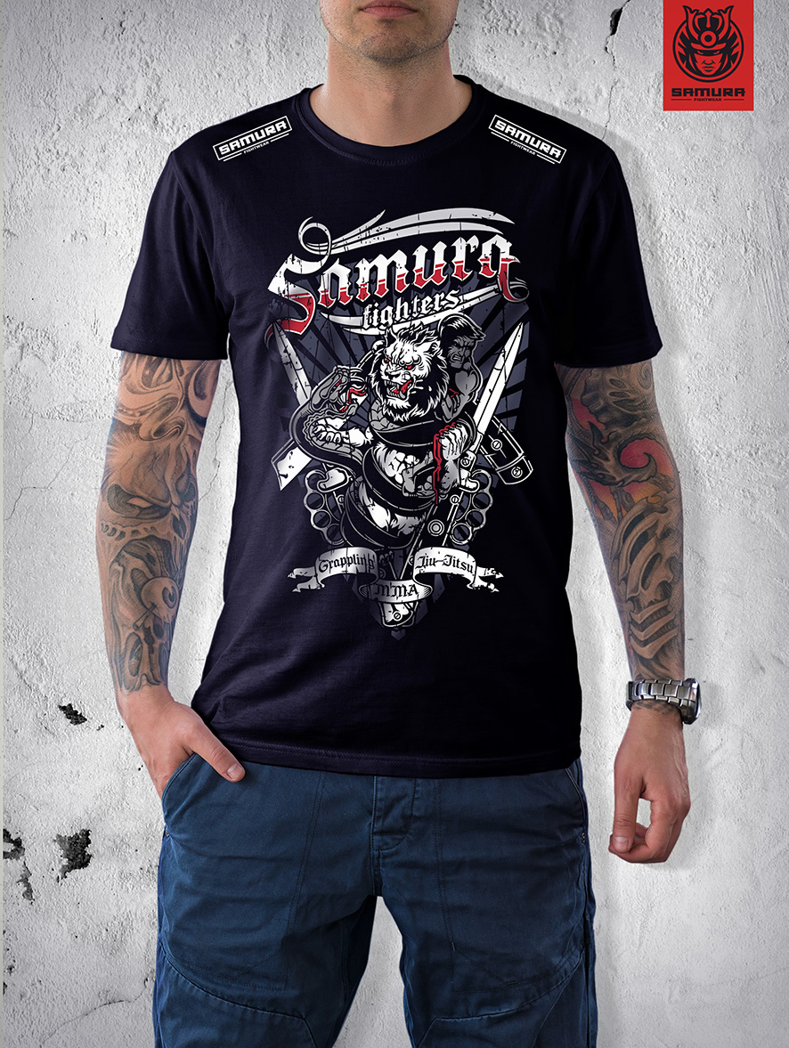 Samura Jiu-Jitsu T-shirt (a lion)